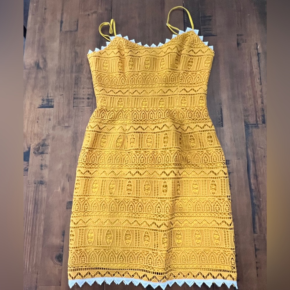 dress the population gwen dress in honey sz s